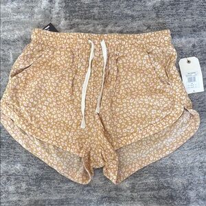 Billabong Women's Yellow Cheetah Print Shorts